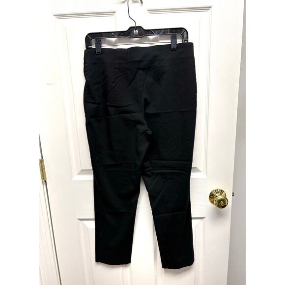 Talbots Black Pull On Pants, Dress Slacks, Elastic Waist, Size 8 - Picture 1 of 3